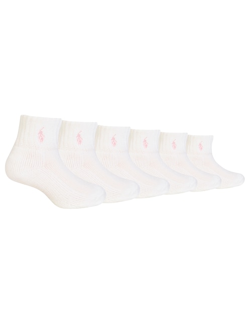 Set calceta Polo Ralph Lauren de poliéster para bebé niña 3 pares