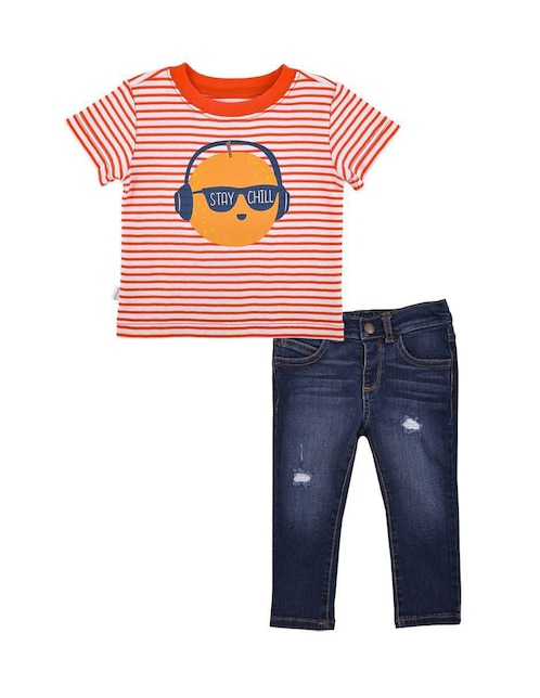 Conjunto Baby Creysi de algodón para niño