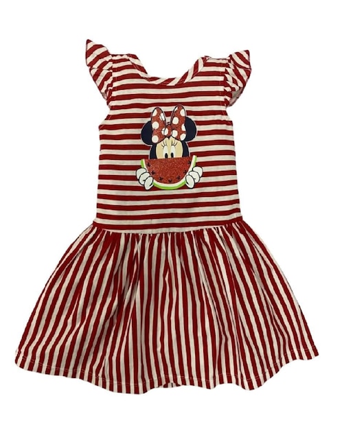 Vestido manga volantes para niña