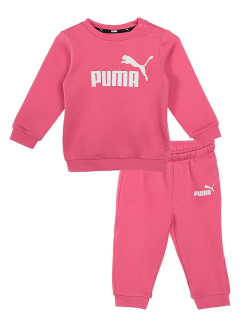 Conjunto pants regular Puma con elástico para niña