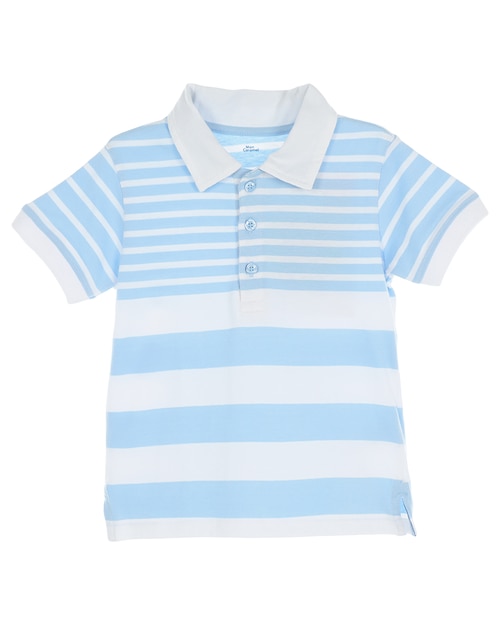 Playera tipo polo Mon Caramel de algodón para bebé niño