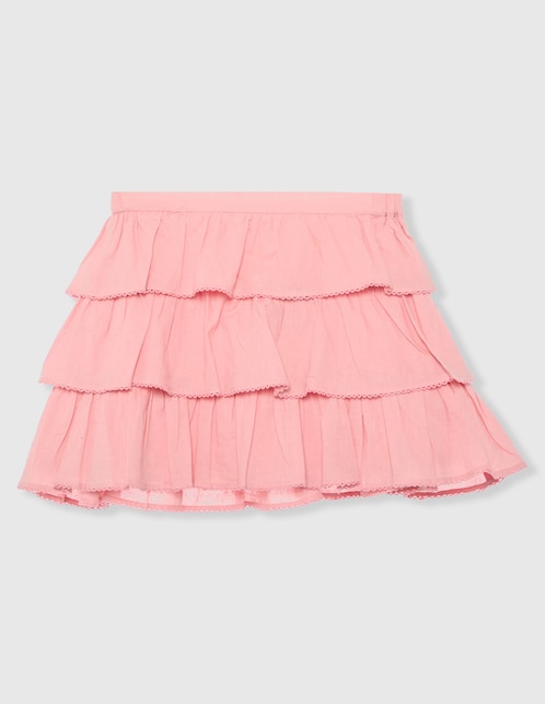 Falda Mon Caramel Collection de algodón para niña