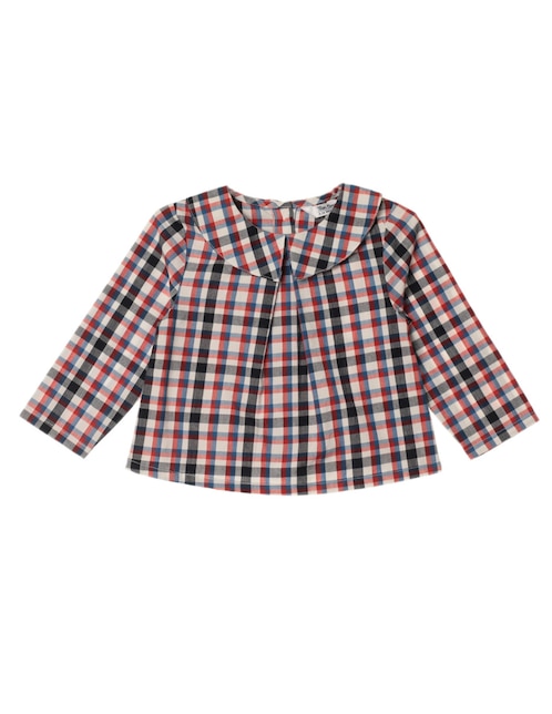 Camisa Mon Caramel de algodón manga larga para bebé niño