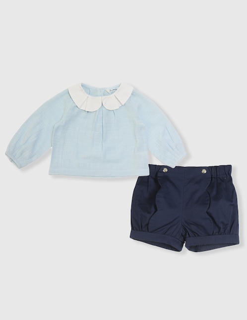 Conjunto de algodón para bebé niña 1