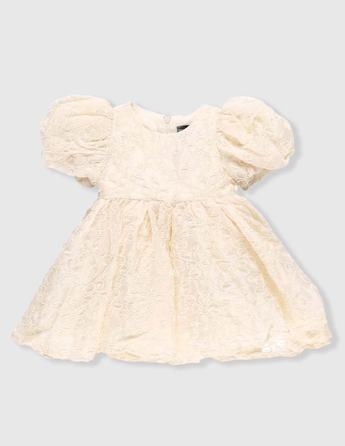 Vestido blusón manga globo para niña 1