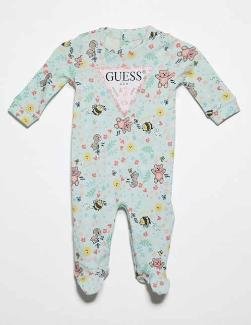 Mameluco Guess de algodón para bebé niña