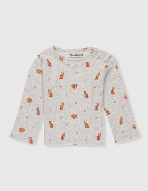 Playera manga larga para bebé unisex 1