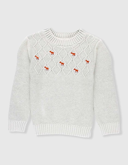 Suéter texturizado para bebé unisex 1