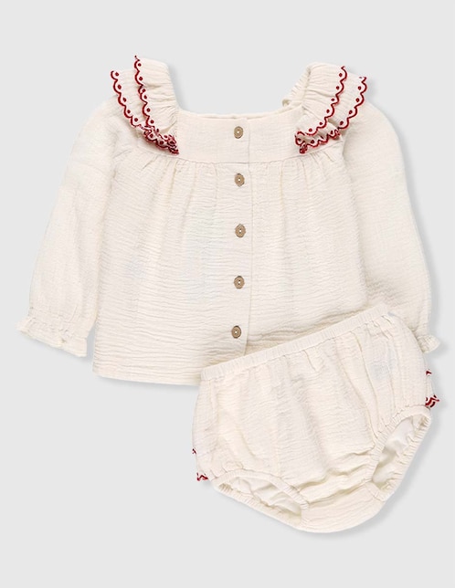 Conjunto de algodón para niña 1