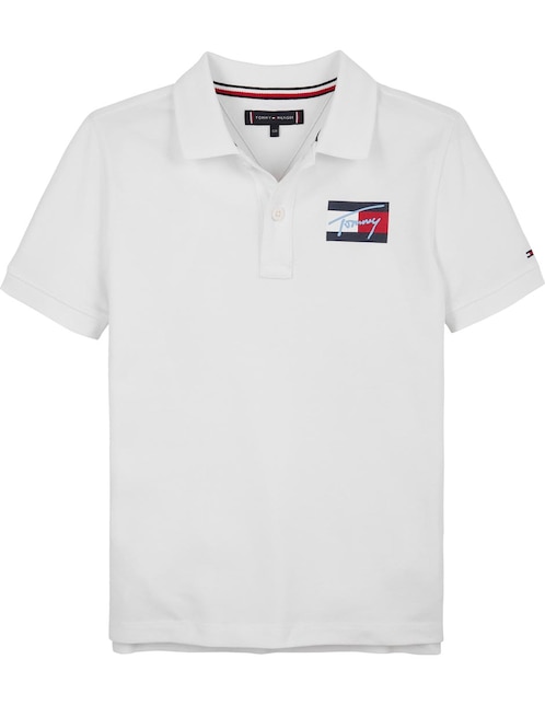 Playera tipo polo de algodón para bebé niño 1