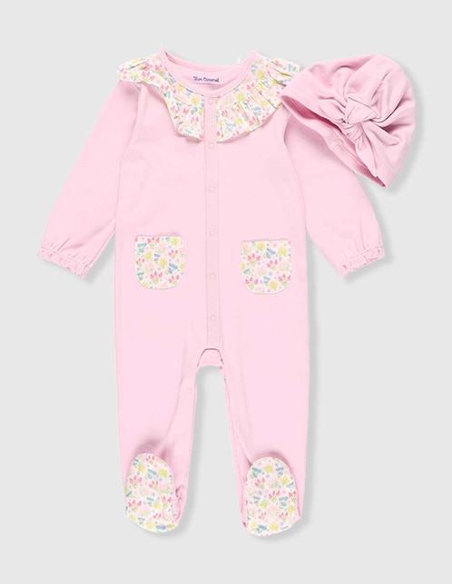 Mameluco de algodón para bebé niña 1