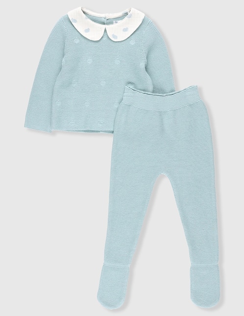Conjunto casual de algodón para bebé niño 1