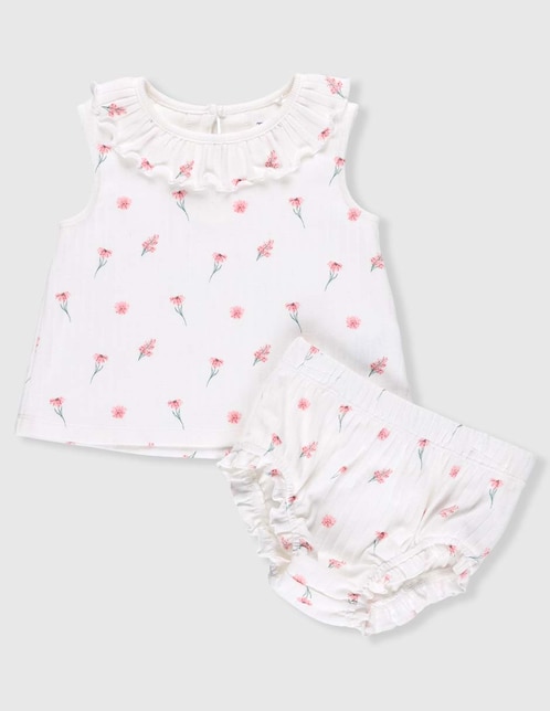 Conjunto de algodón para bebé niña 1