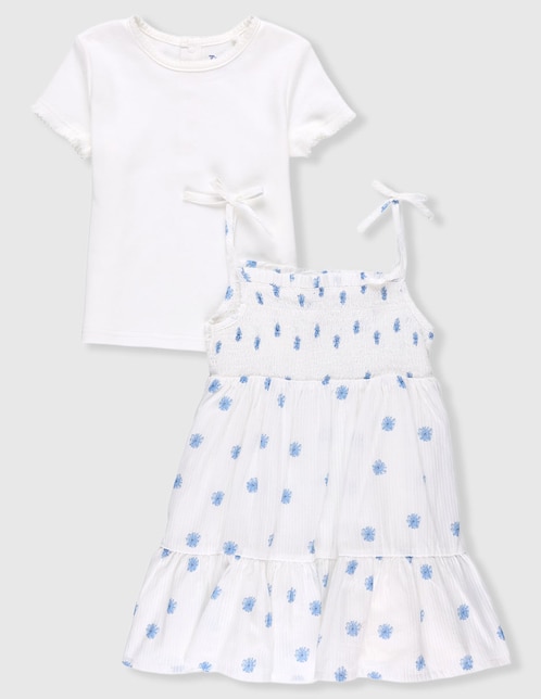 Conjunto vestido para bebé niña 1