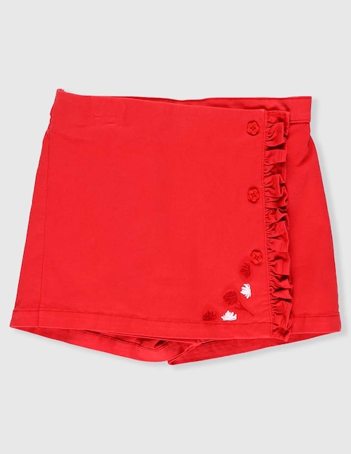 Falda short de algodón para bebé niña 1