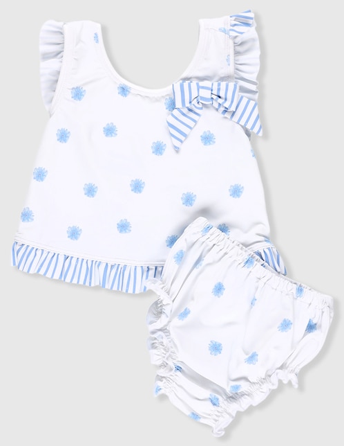 Set traje de baño bikini Mon Caramel para bebé niña