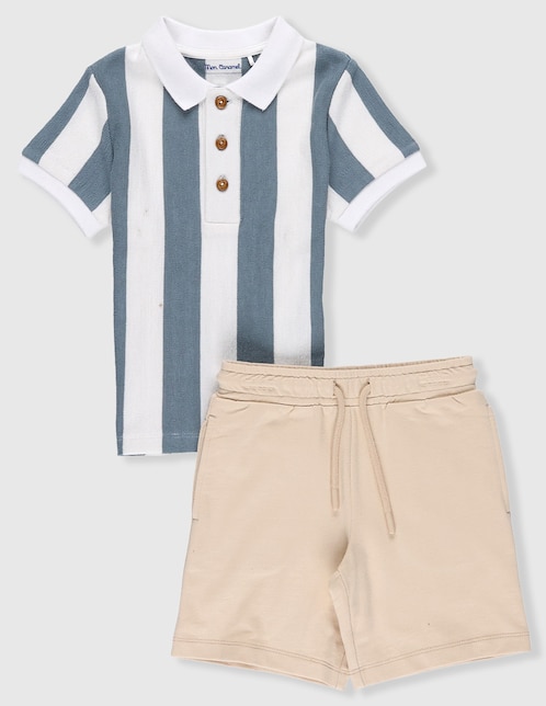 Conjunto Mon Caramel de algodón para bebé niño