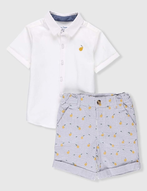 Conjunto Mon Caramel de algodón para bebé niño