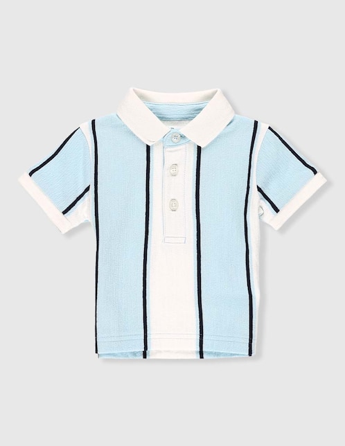 Player tipo polo de algodón para bebé niño 1