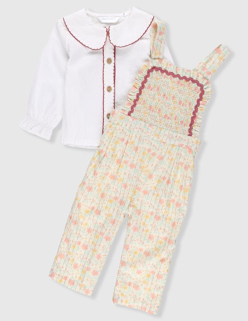 Conjunto Mon Caramel Collection de algodón para niña