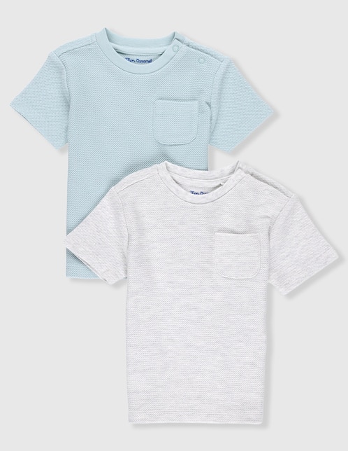 Set playera manga corta para bebé niño 1