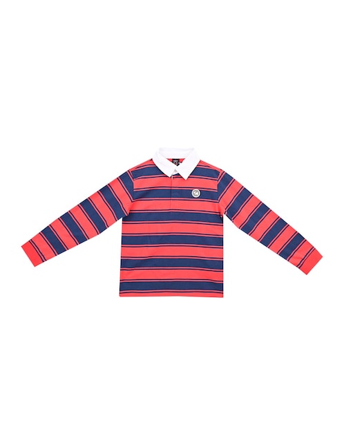 Playera tipo polo Blaha de lino para bebé niño 1