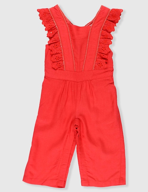 Jumpsuit largo de algodón para niña 1