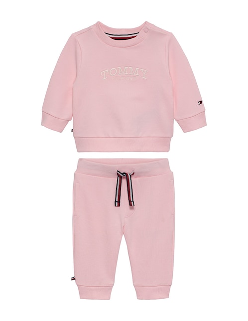 Conjunto Tommy Hilfiger de algodón para niña