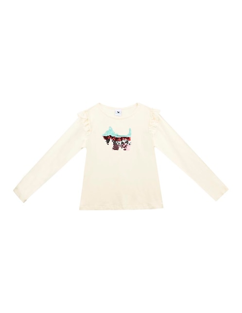 Playera manga larga para bebé niña 1