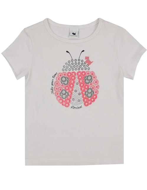 Playera Carin manga corta para bebé niña 1