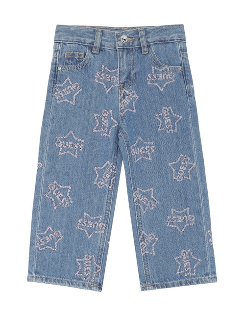 Jeans campana lavado claro para bebé niña 1