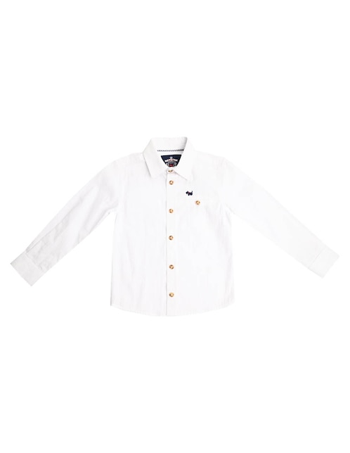 Camisa casual Jhordan de algodón manga larga para niño 1
