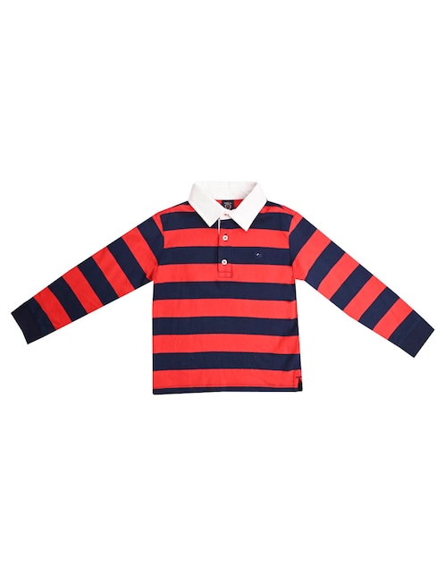 Playera tipo polo Wilmore de algodón para bebé niño 1