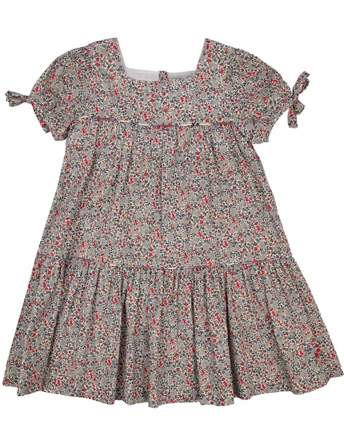 Vestido Flourish manga regular para bebé niña 1