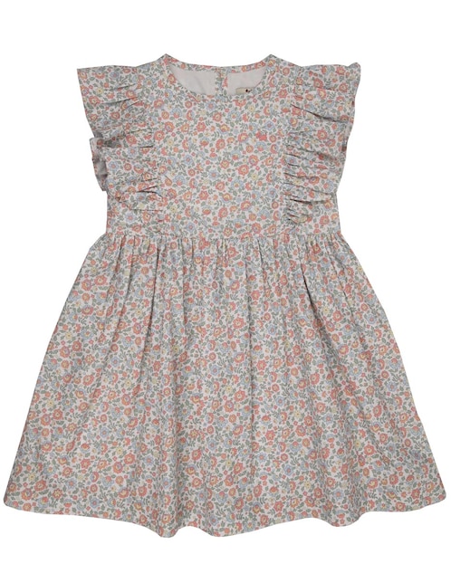 Vestido Sunrise manga mariposa para niña 1