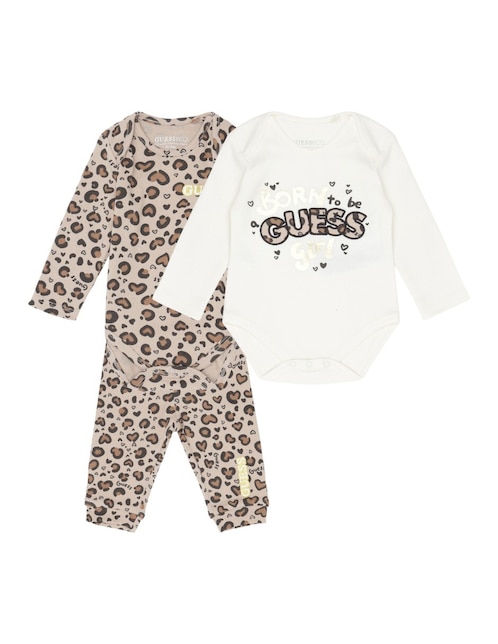 Conjunto Guess de algodón para bebé niña