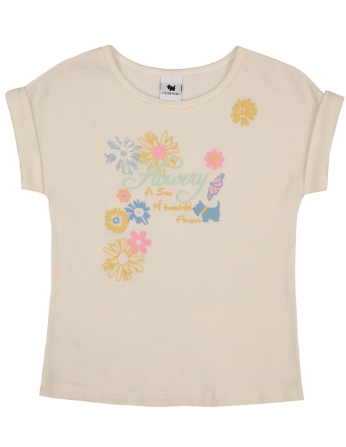 Playera Kreine manga corta para niña bebé 1