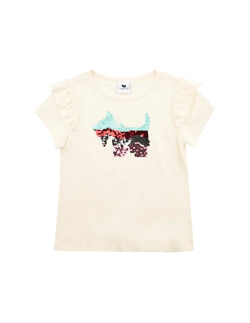 Playera Riccio manga corta para bebé niña 1