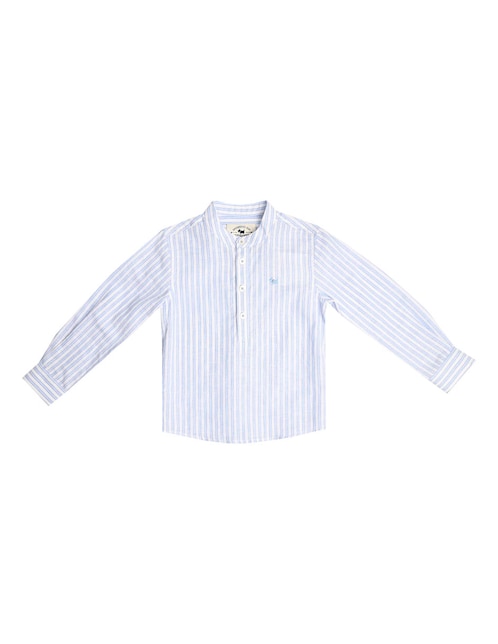 Camisa casual Baxter de algodón manga larga para niño 1