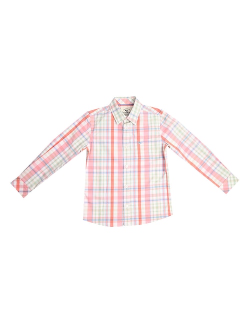 Camisa casual Naere de algodón manga larga para niño 1