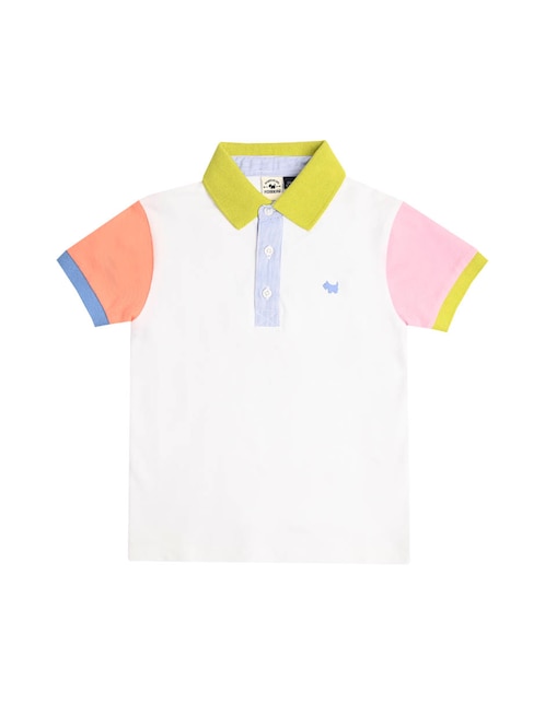 Playera tipo polo Konin de algodón para niño bebé 1