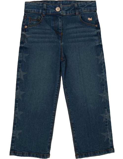 Jeans straight Ursula deslavado para bebé niña 1
