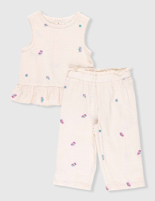 Conjunto de algodón para bebé niña 1