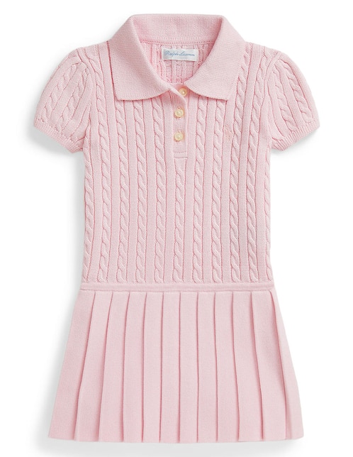 Vestido Polo Ralph Lauren manga corta para bebé niña