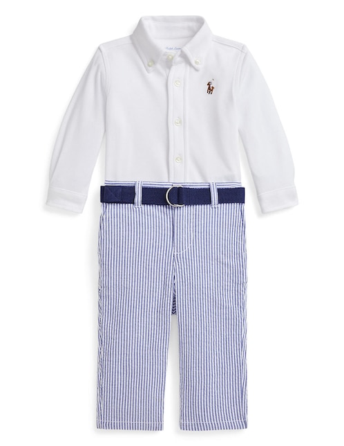 Conjunto Polo Ralph Lauren de algodón para bebé niño