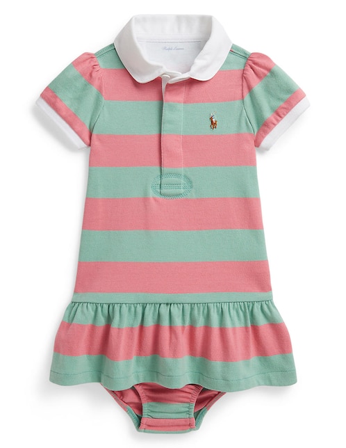 Vestido con calzón manga corta para bebé niña 1