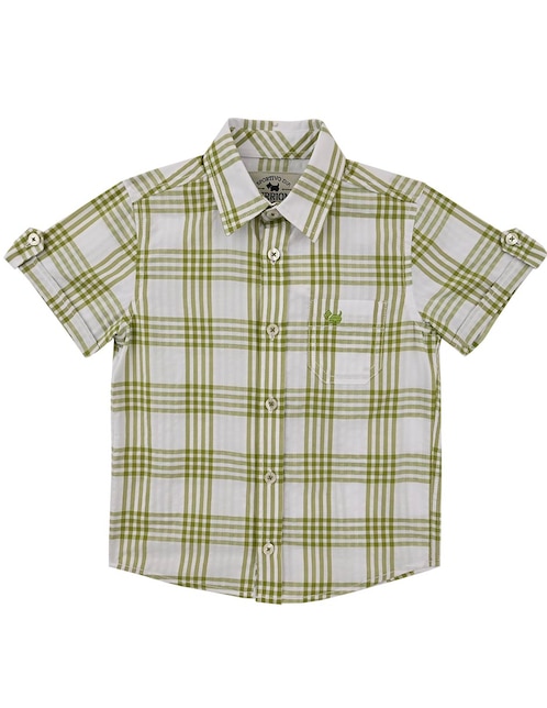 Camisa casual Amun de algodón manga corta para bebé niño 1