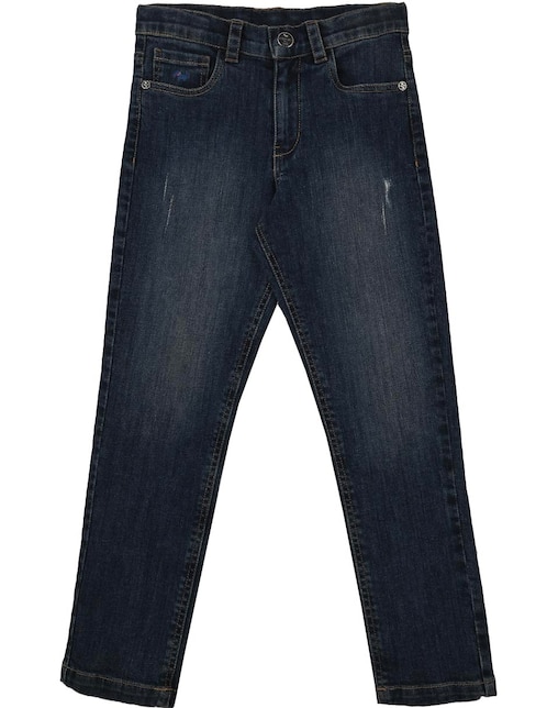 Jeans straight Ferrioni Norbert deslavado para bebé niño
