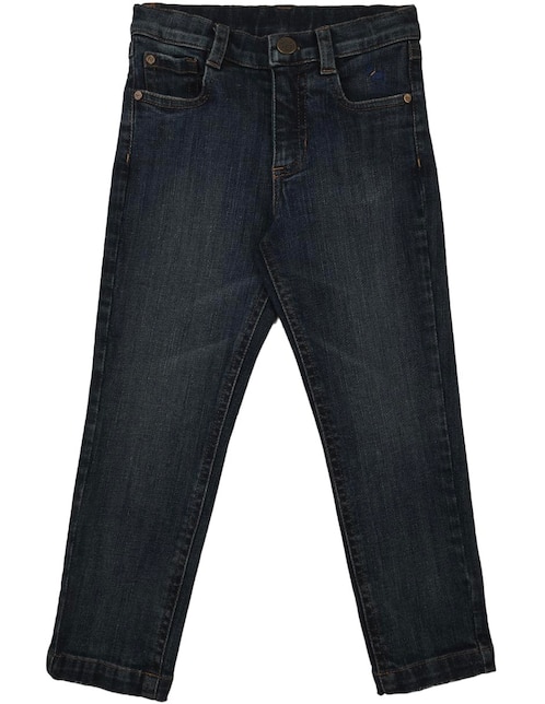 Jeans straight Phelps M28888 deslavado para preescolar niño 1