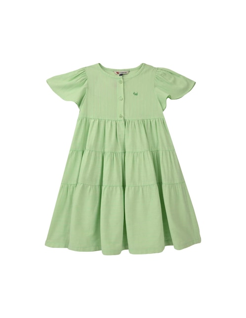 Vestido Bombay manga mariposa para bebé niña 1
